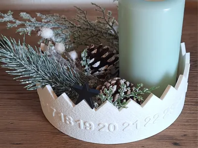 Advent Countdown Dish for Advent