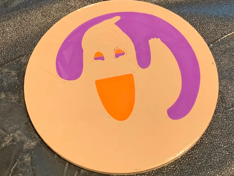 Sugar Cookie Coaster (Ghost/Halloween)