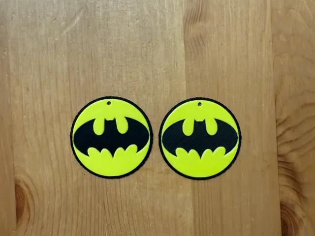Large Batman Earrings