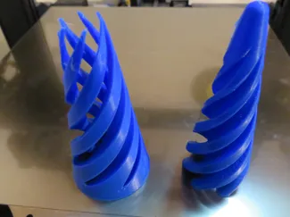 spiral cone fidget passthrough