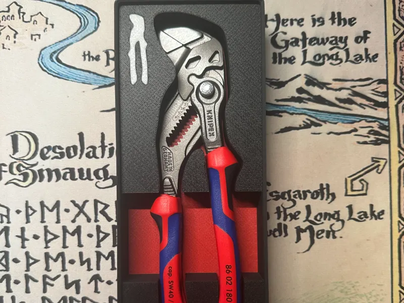 Knipex Zangenschlüssel 8602180 Gridfinity 