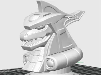 Dragonzord bust