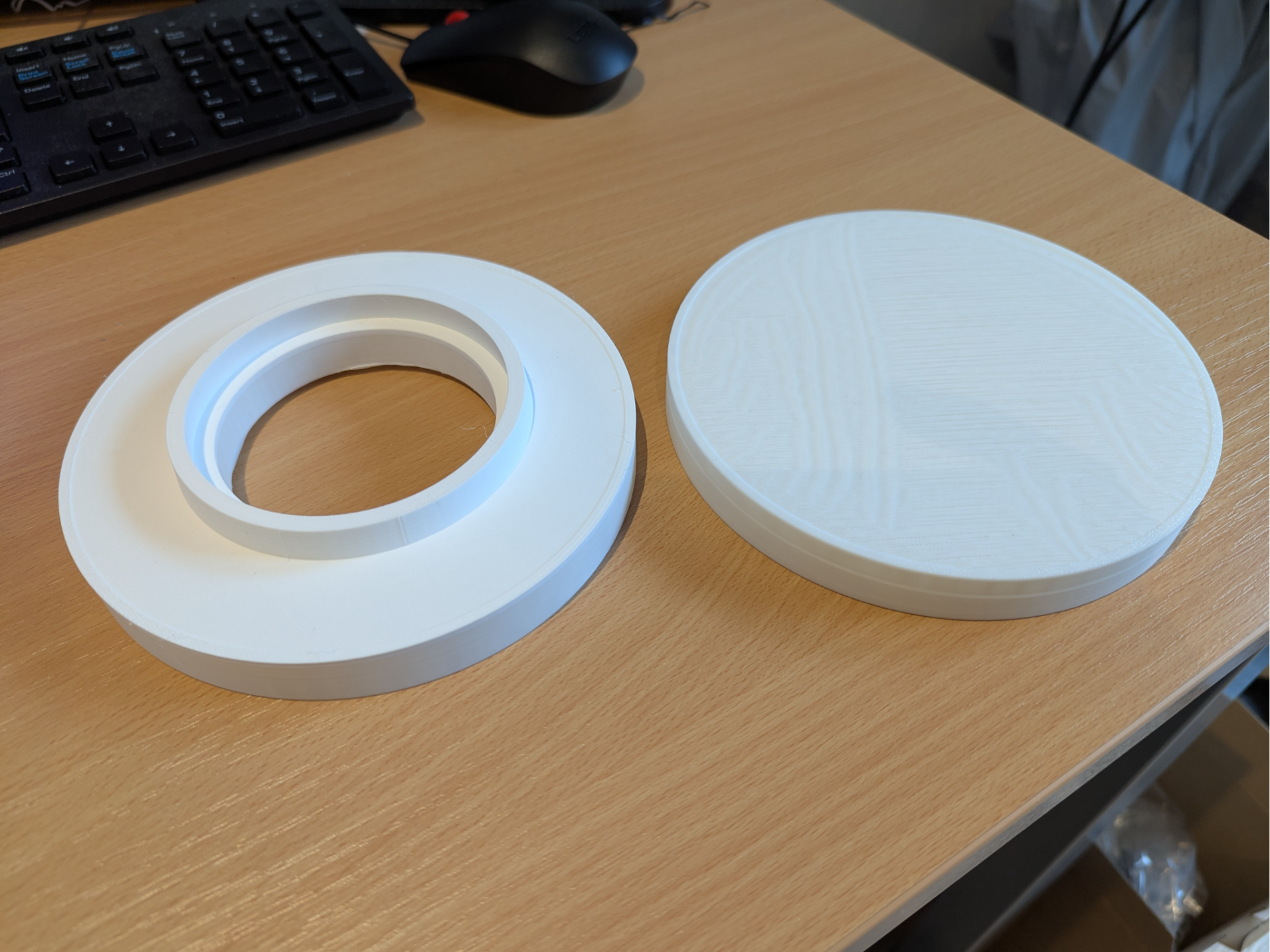 HEPA filter end caps