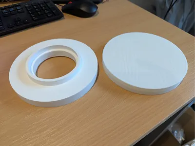 HEPA filter end caps