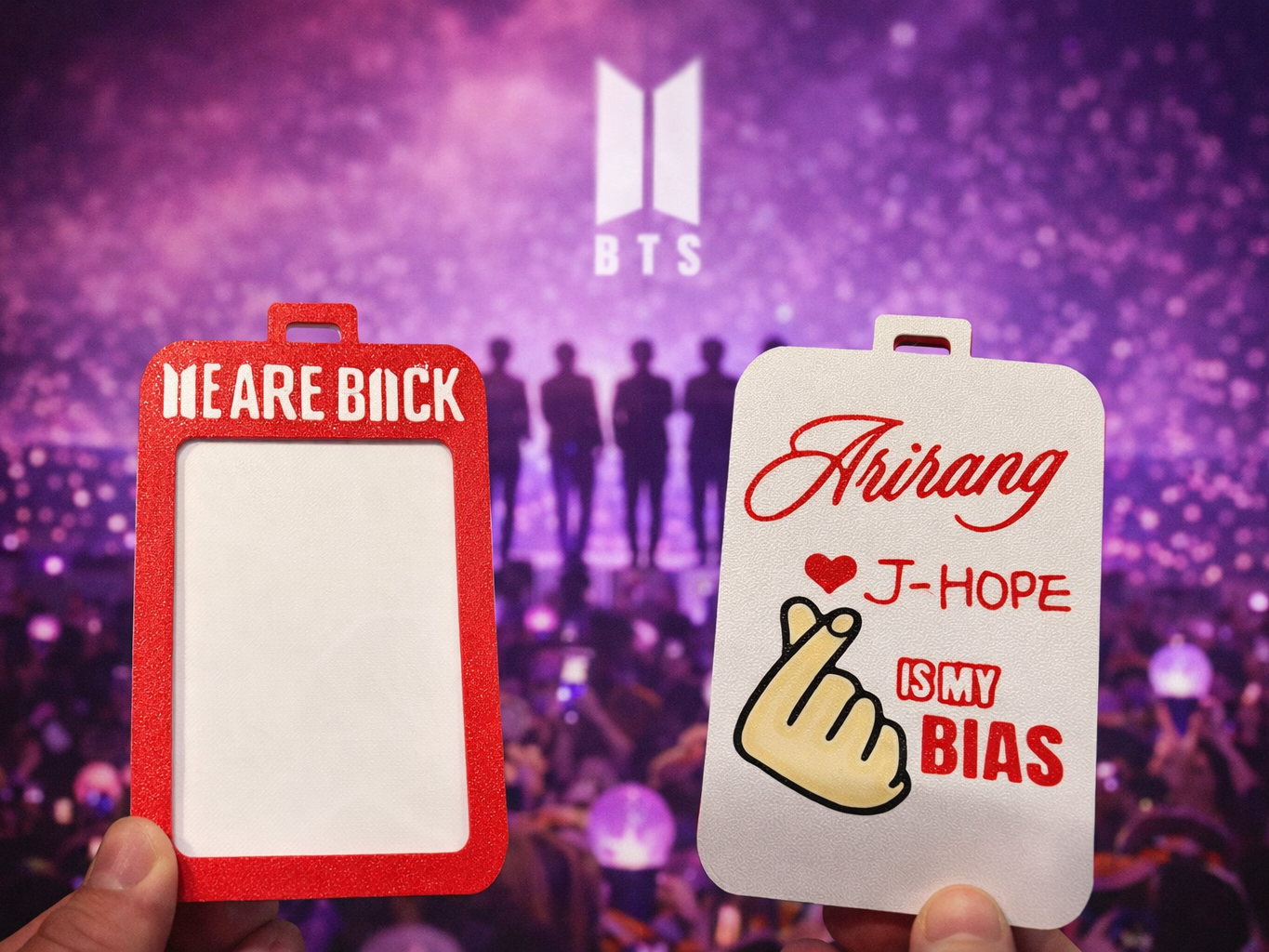 BTS ARIRANG Photocard Keychain–Custom Bias Edition