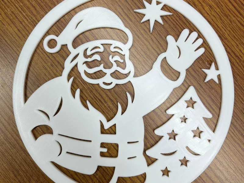 Fensterdeko Weihnachten Weihnachtsmann