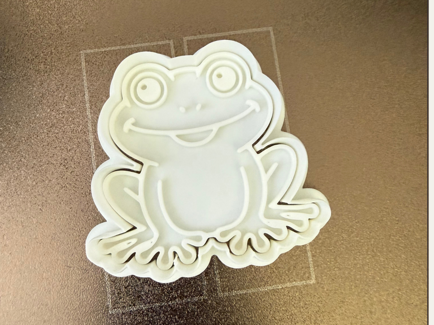 Frog cookie cutter