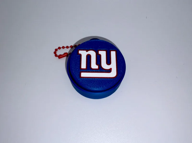 New York Giants Fidget Clicker Keychain