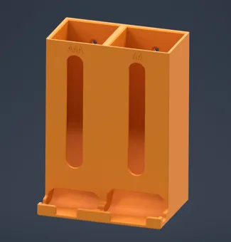 Battery case AA-AAA