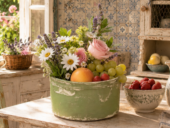 Miniature French Round Box