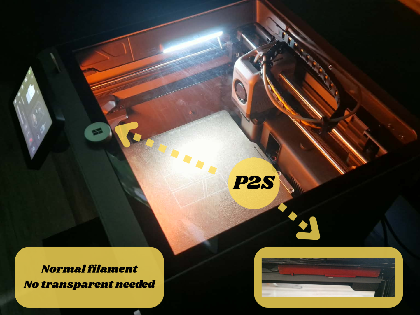 P2S Longer Led light deflector