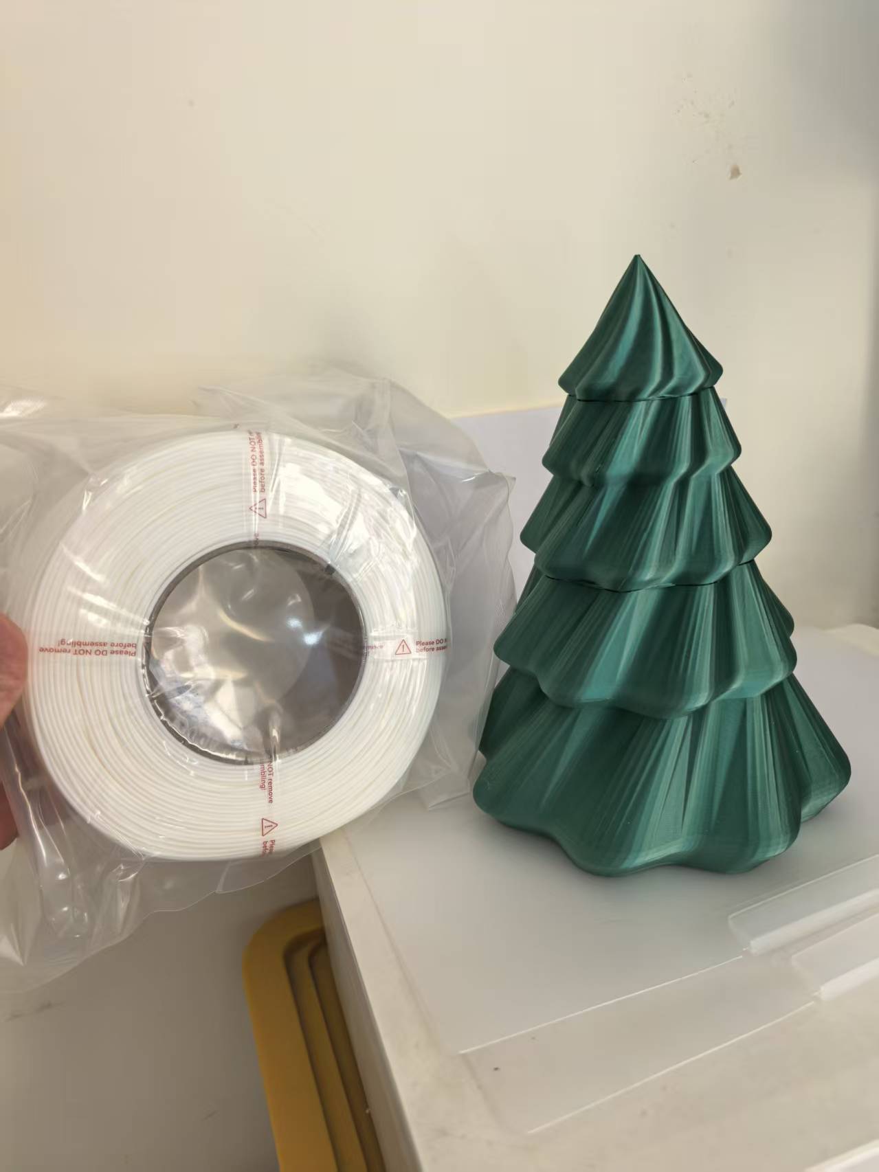 Miniatura 2 do modelo 3D 圣诞糖果收纳盒套装  叠加存储 120g+ 省料大件 氛围神器 桌面收纳