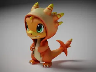 Cartoon dragon