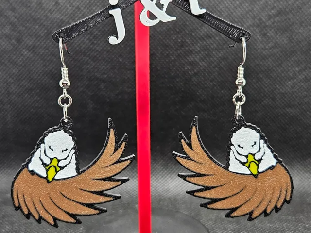 Eagle earrings