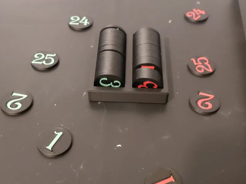 DND NPC and Enemy markers for Tiered dice box