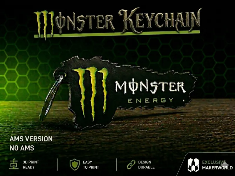 Monster Keychain