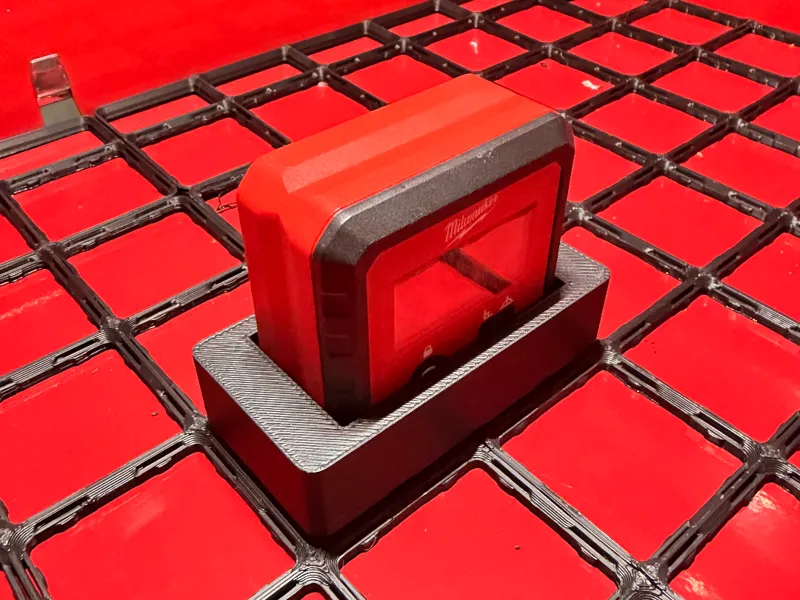 Gridfinity 1x2 – Milwaukee Angle Finder Holder