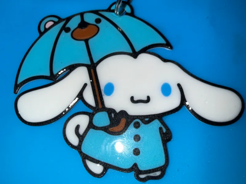 Cinnamoroll Keychain Hello Kitty