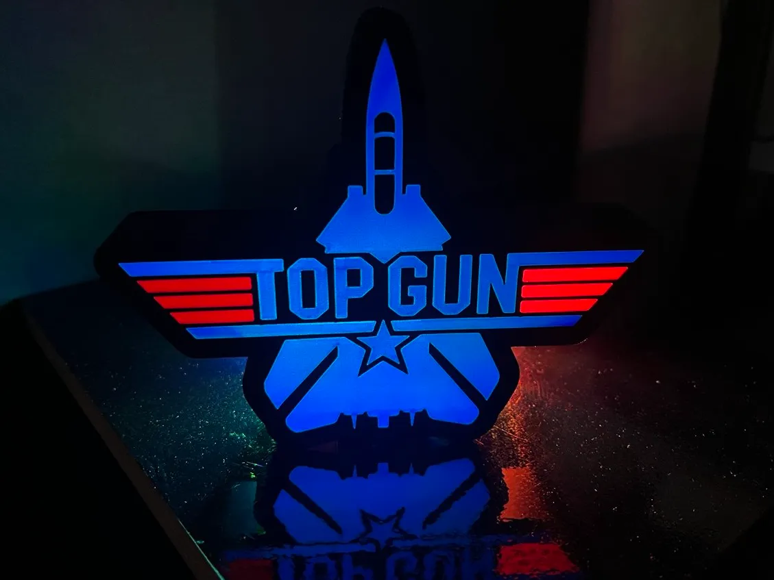 Top Gun lightbox - lightbox by ILNABBOPEDRO MakerWorld: Download Free ...
