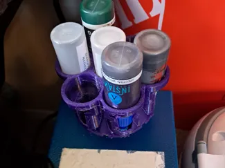 Vortex mixer 6 bottle shaker attachment - TPU