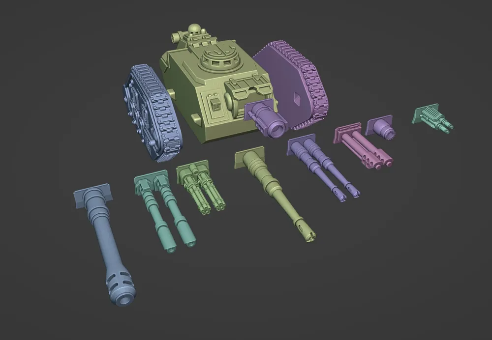 Warhammer Thunderer/Destroyer Tank by Waffles - MakerWorld