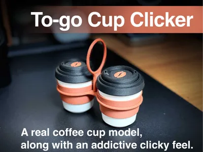 Fidget To-Go Cup Clicker
