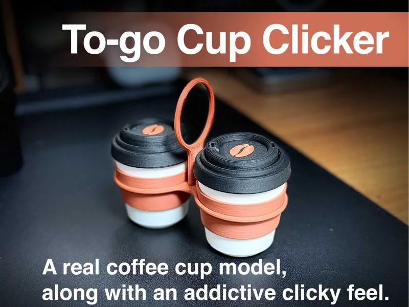 Fidget To-Go Cup Clicker