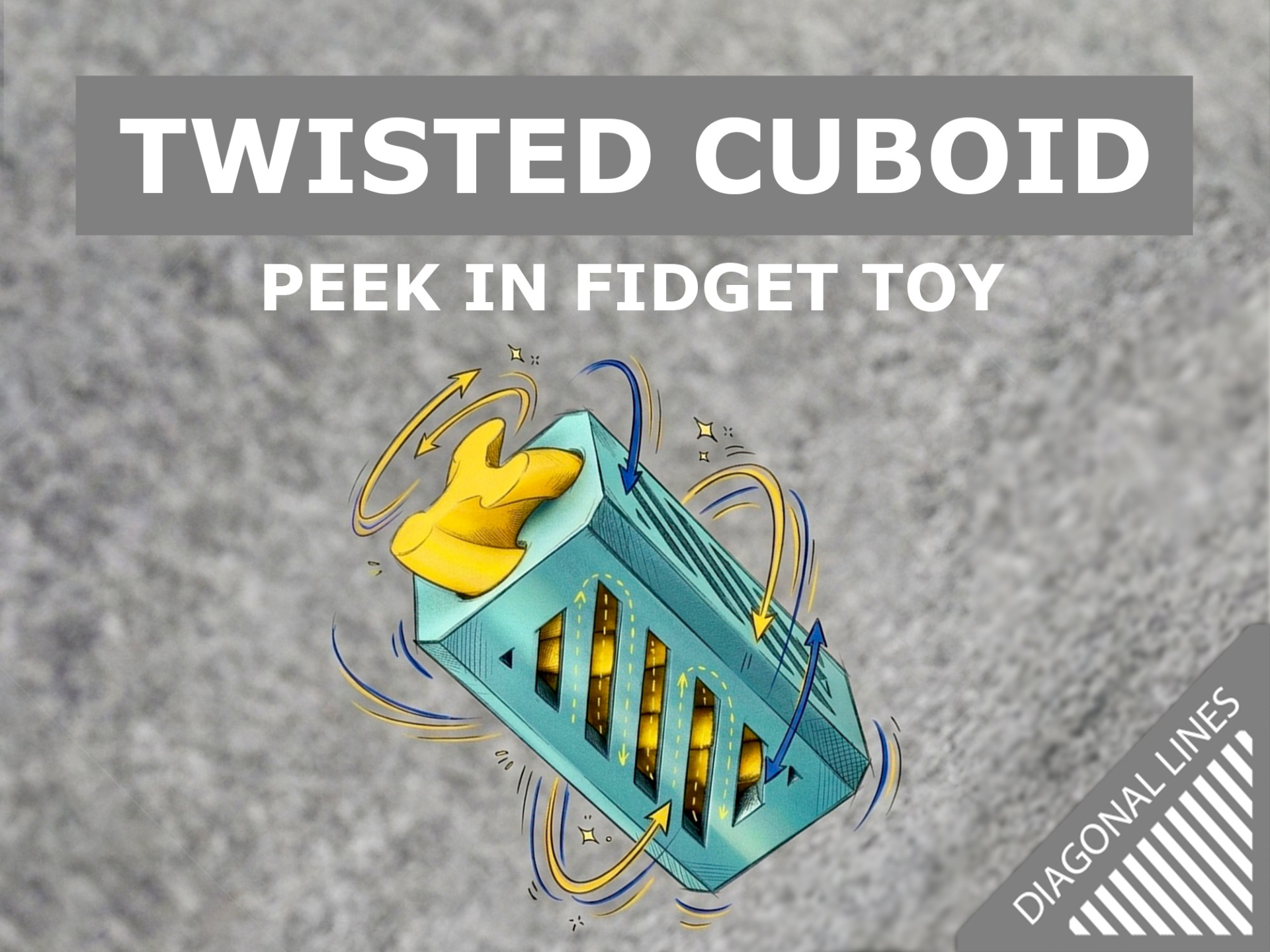 Twisted Cuboid – Peek in Fidget Toy