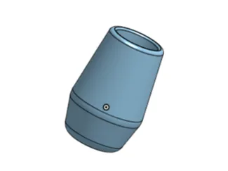 Kickstand end cap for Kostka footbike