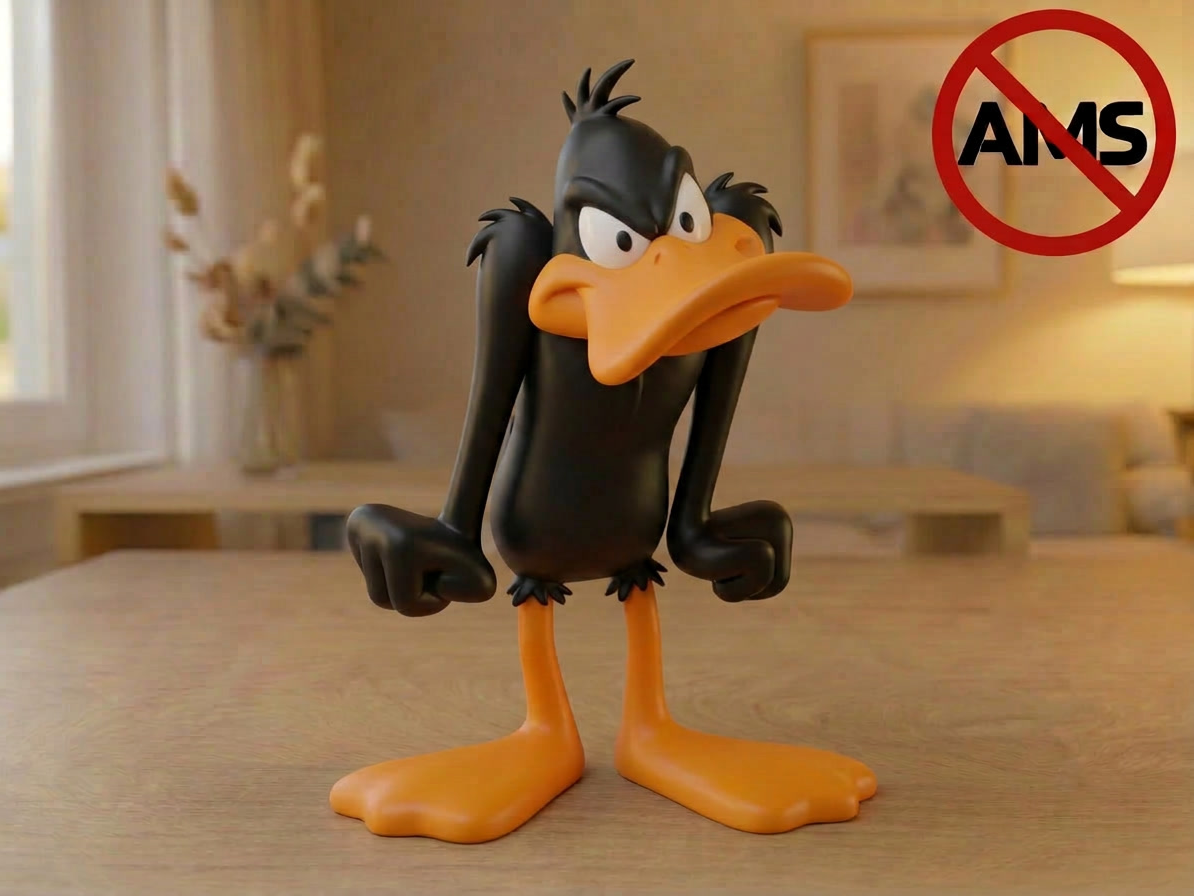 クレイトス風 ダフィーダック フィギュア 30cm 3Dプリント Daffy duck - 3D Print Files Free Download - MakerWorld