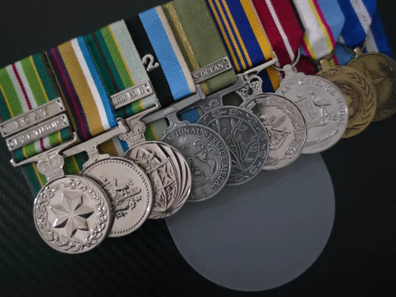 ADF Medal Holder - 140mm Stability Pocket Insert