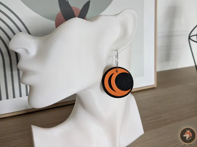 Boucles d’oreilles "Lunes"