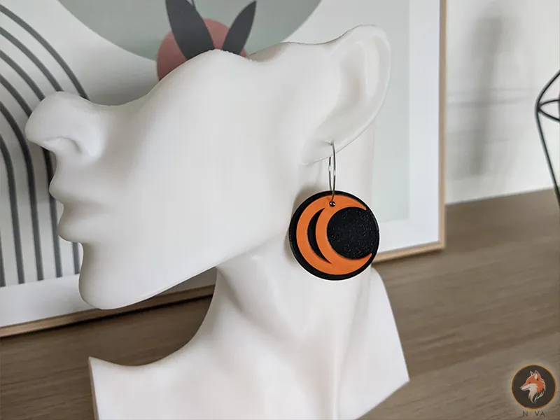 Boucles d’oreilles "Lunes" 