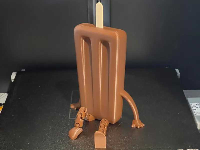 Firendly Articulated Fudge Bar Popsicle