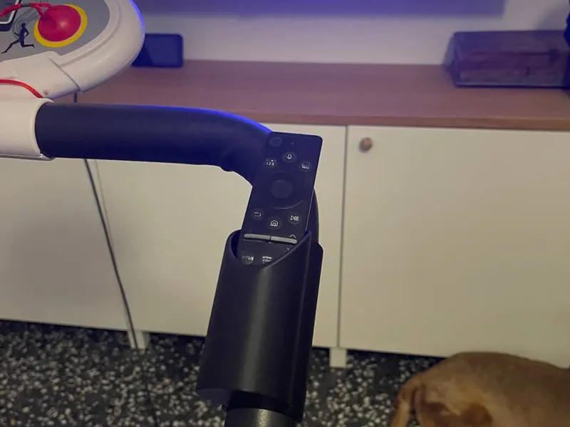 Snap-On Treadmill TV Remote Holder (Support-Free)