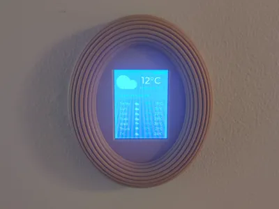 Frame for Aura weather display
