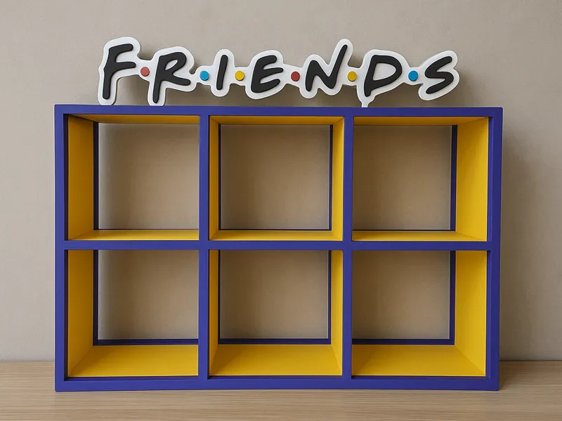 Estante para funkos de Friends