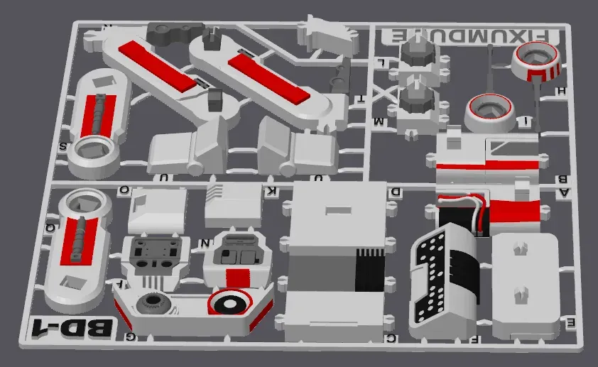 Star Wars Jedi Fallen Order BD-1 Droid Card Kit - Free 3D Print Model ...