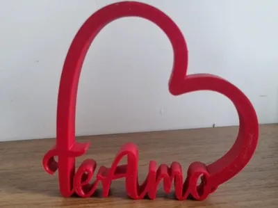 Decorative Plate - I LOVE YOU Heart