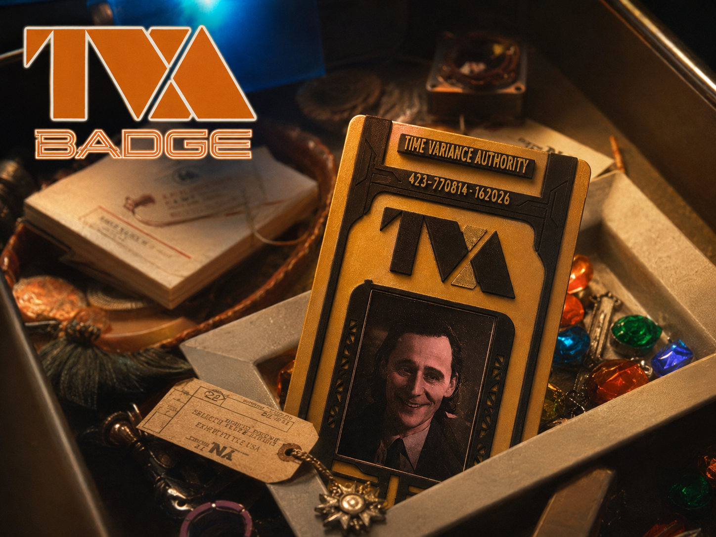 Loki Inspired TVA Badge from Avengers : Doomsday - 1