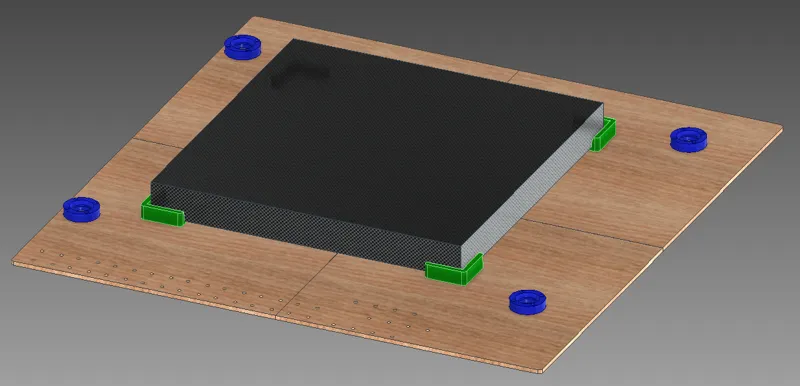 elegoo phecda base plate honeycomb holder