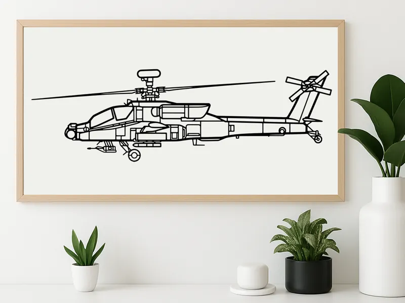 AH-64 Apache (Silhouette)