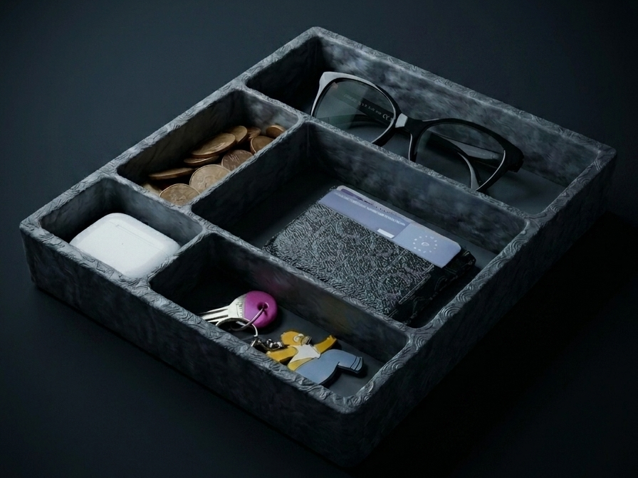 Organizer Tray Keys Wallet Coins