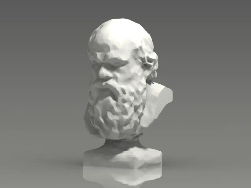 Socrates Statue Bust