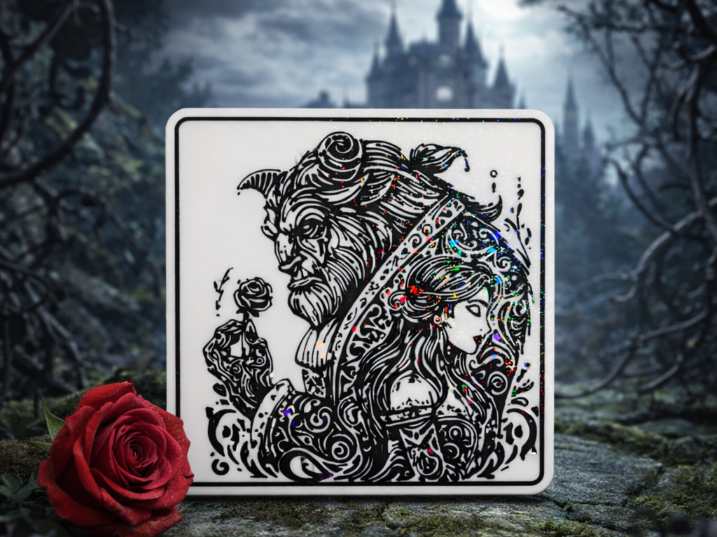 Dessous de Verre Légendes & Roses