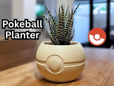 Pokeball Planter - Self-Watering - Single Color