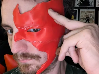 Spawn mask eye plate
