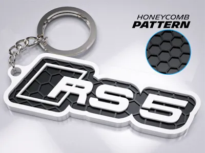 Audi RS5 Keychain