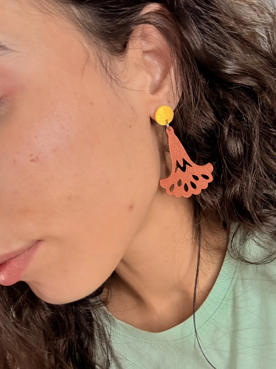 pendientes claveles view 2