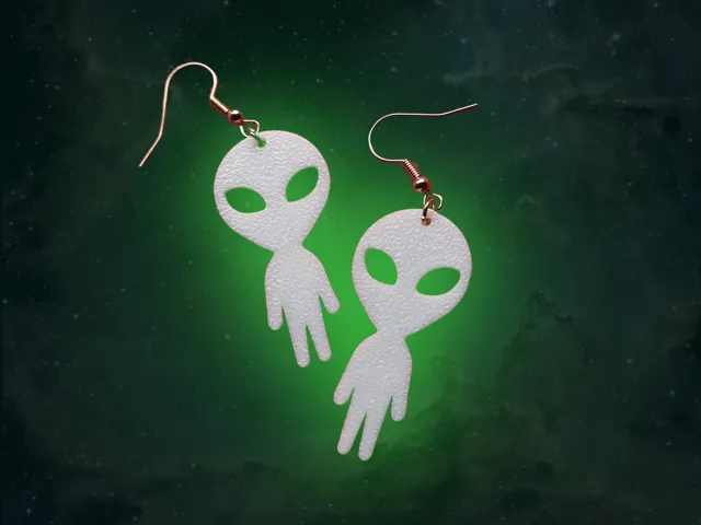 Alien Earrings